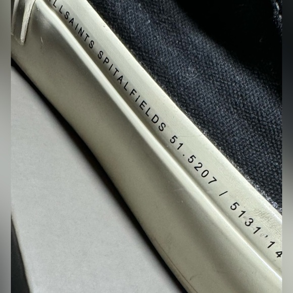 EUC ALLSAINTS Douglas Script High Top Sneakers Size 10 Men. - Picture 8 of 10